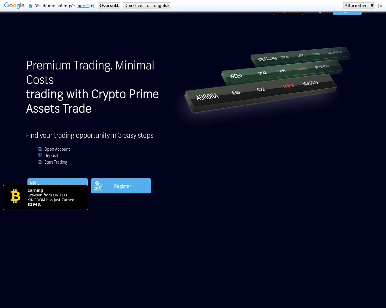 Screenshot of cryptprimetrd.pro