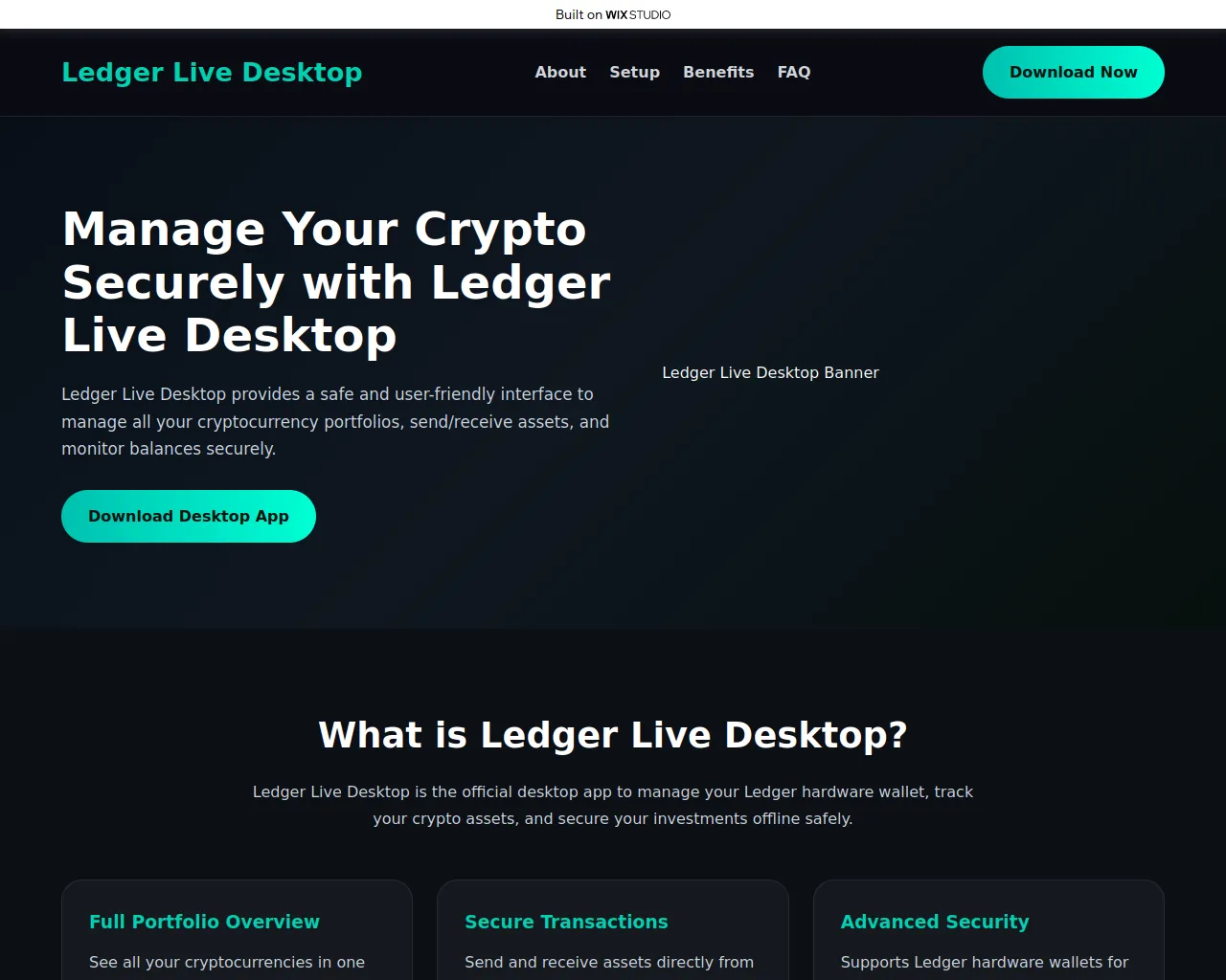 Screenshot of official-global.wixstudio.com