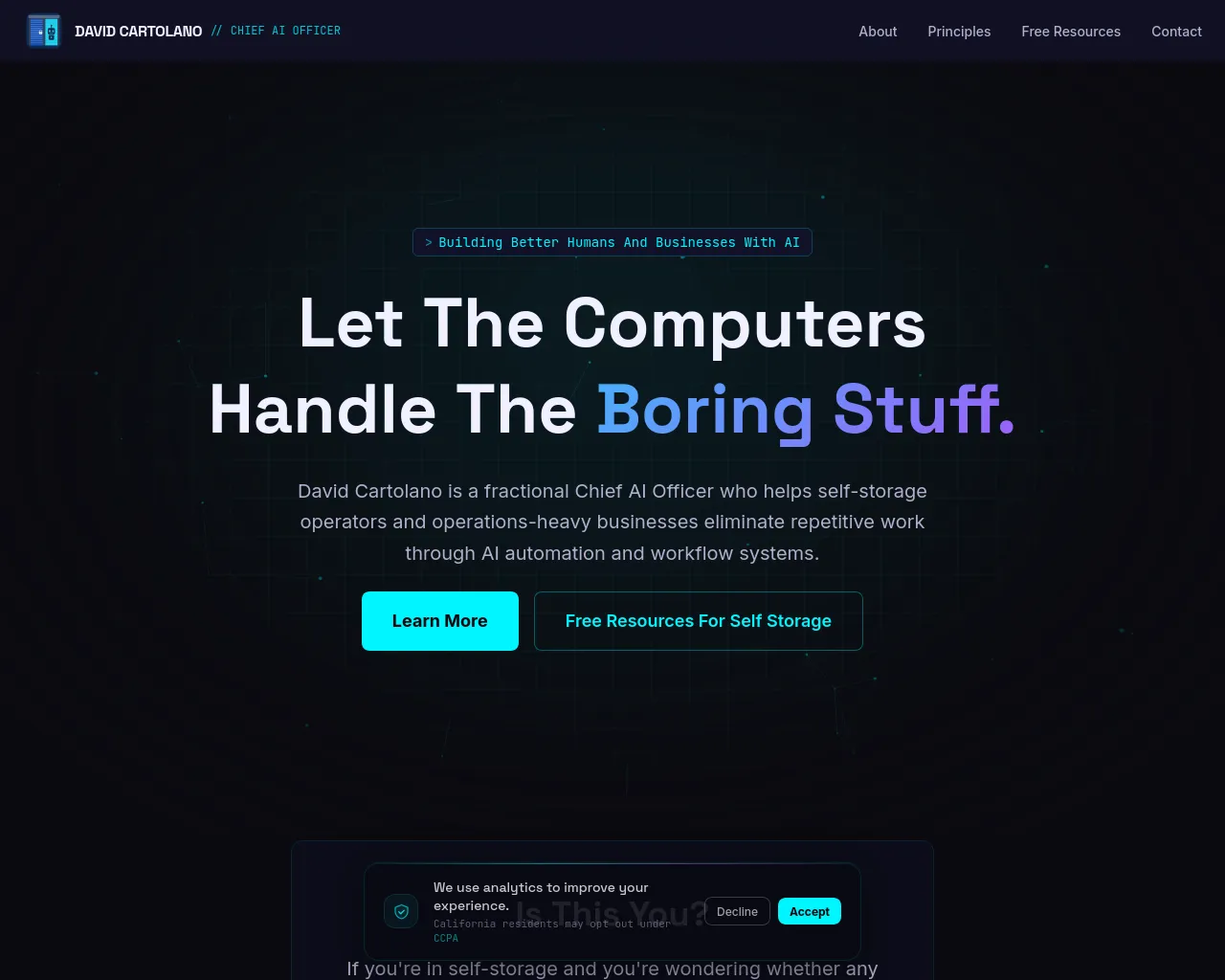 Screenshot of your-caio.com