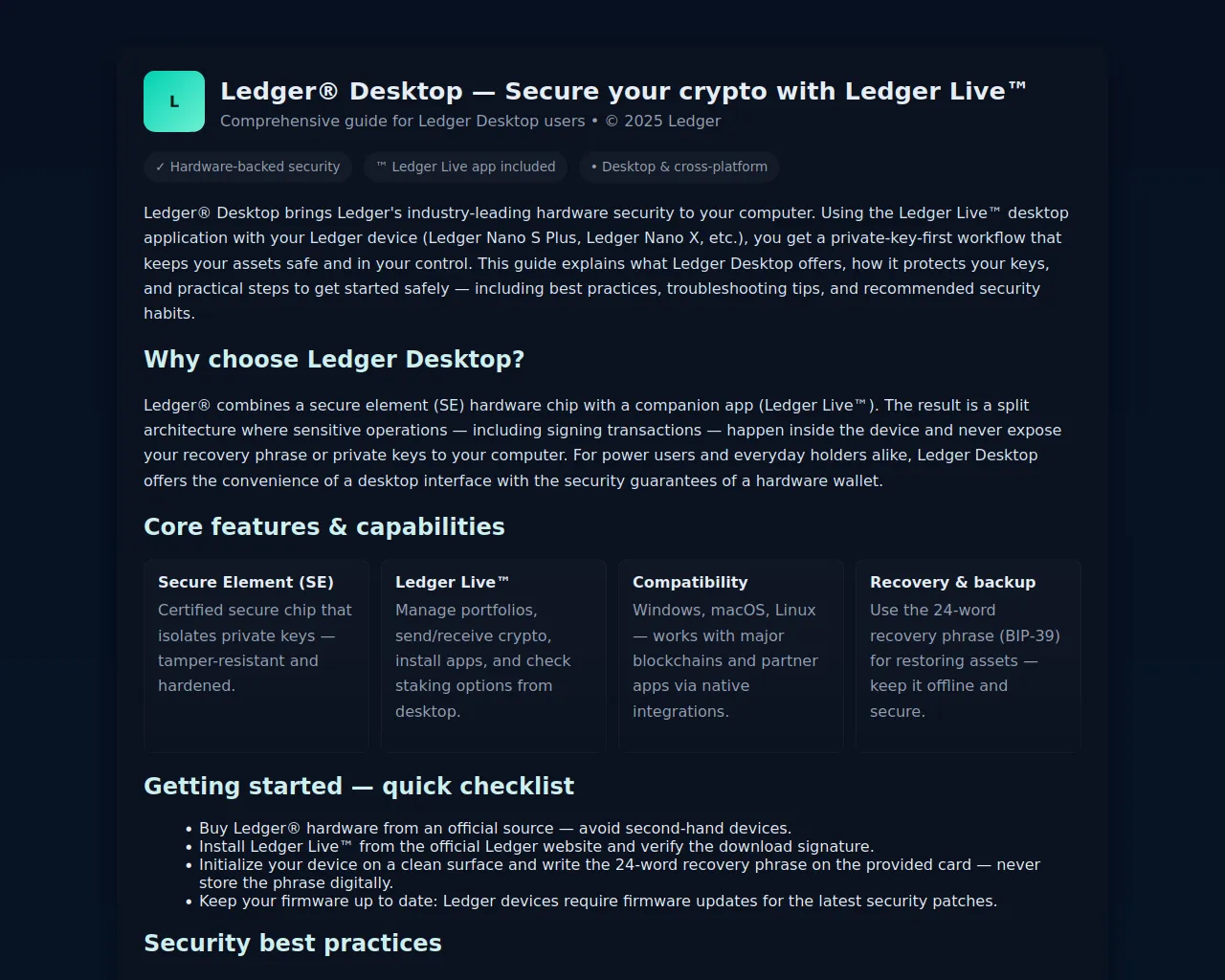Screenshot of ledgegr-live.pages.dev