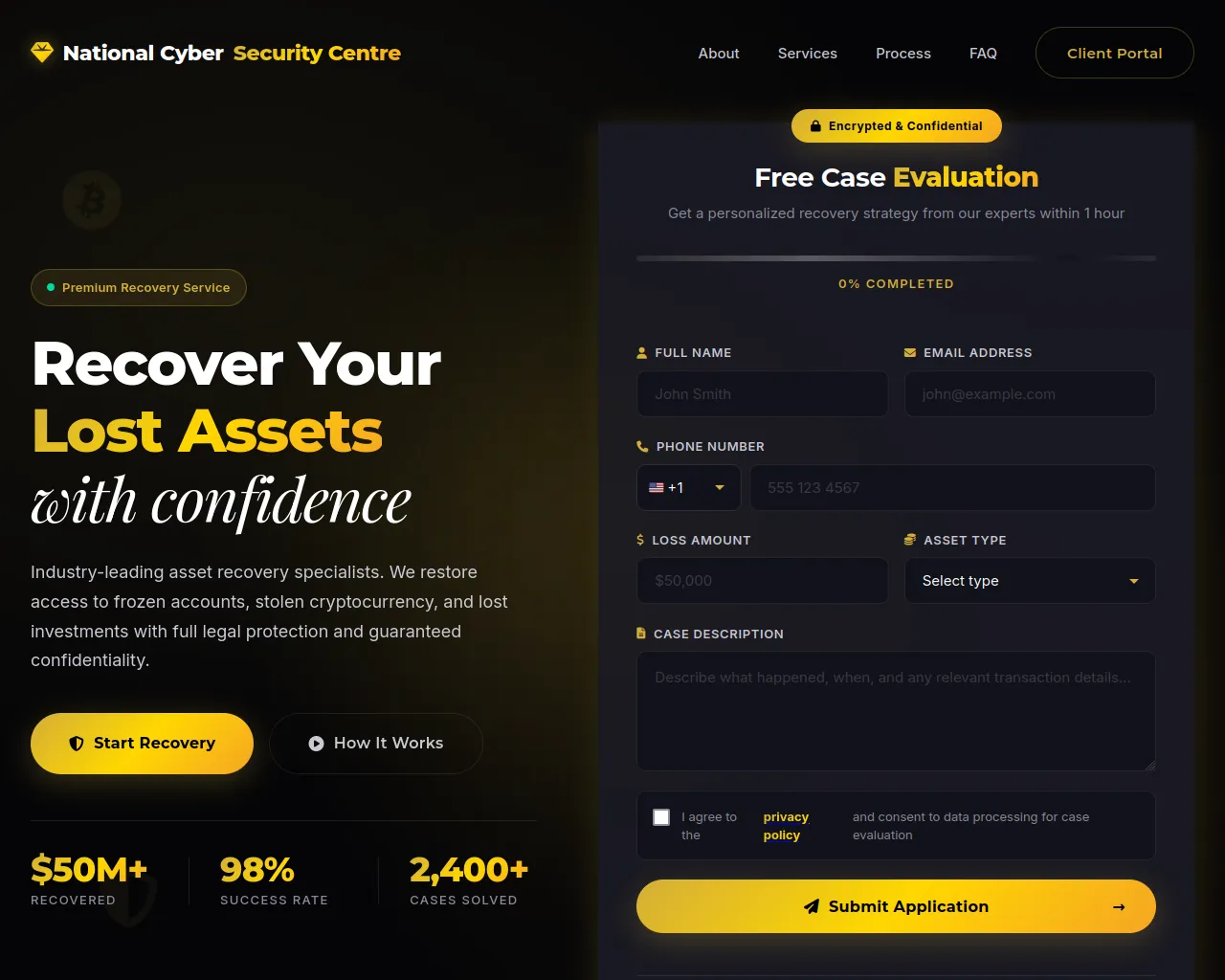 Screenshot of natcsc.com