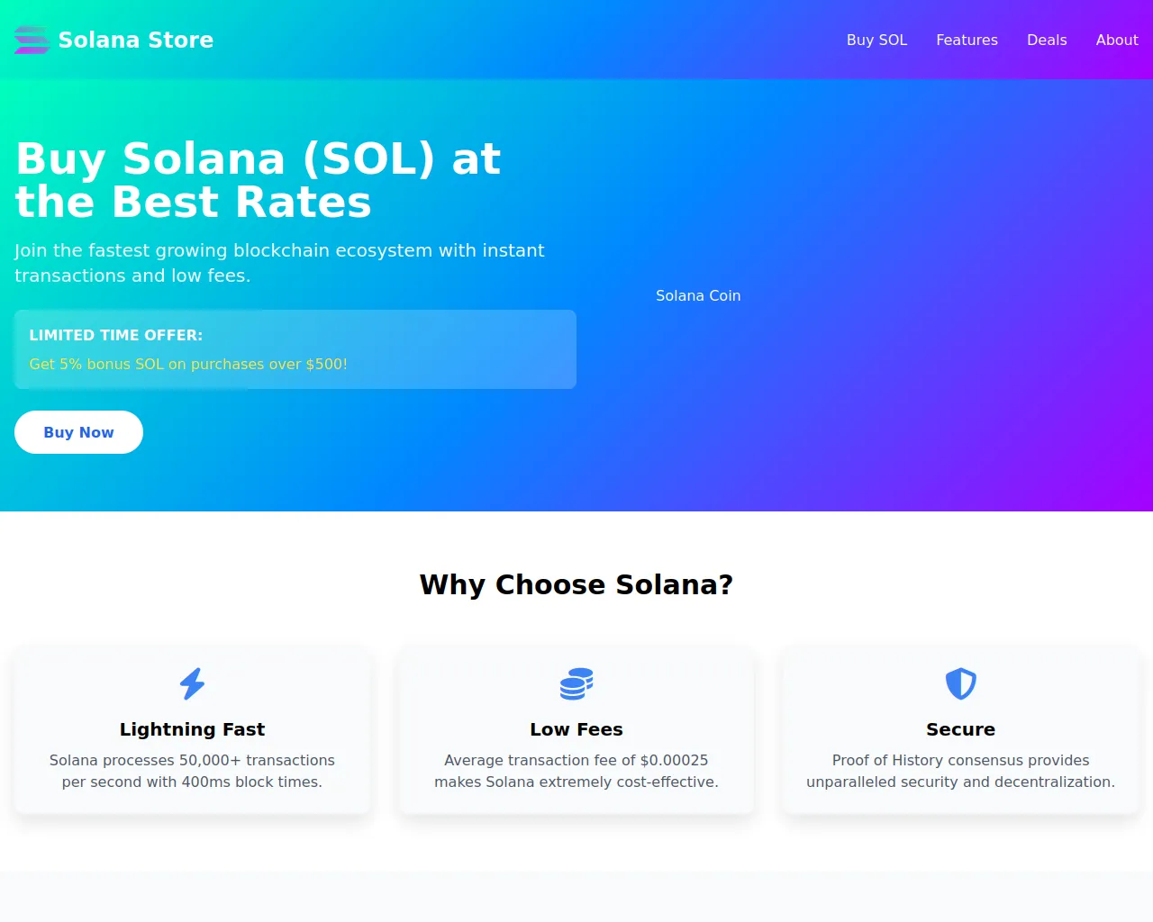 Screenshot of solana-28u.pages.dev