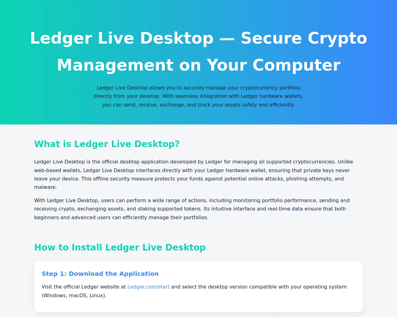 Screenshot of desktop-ledgarcom.pages.dev