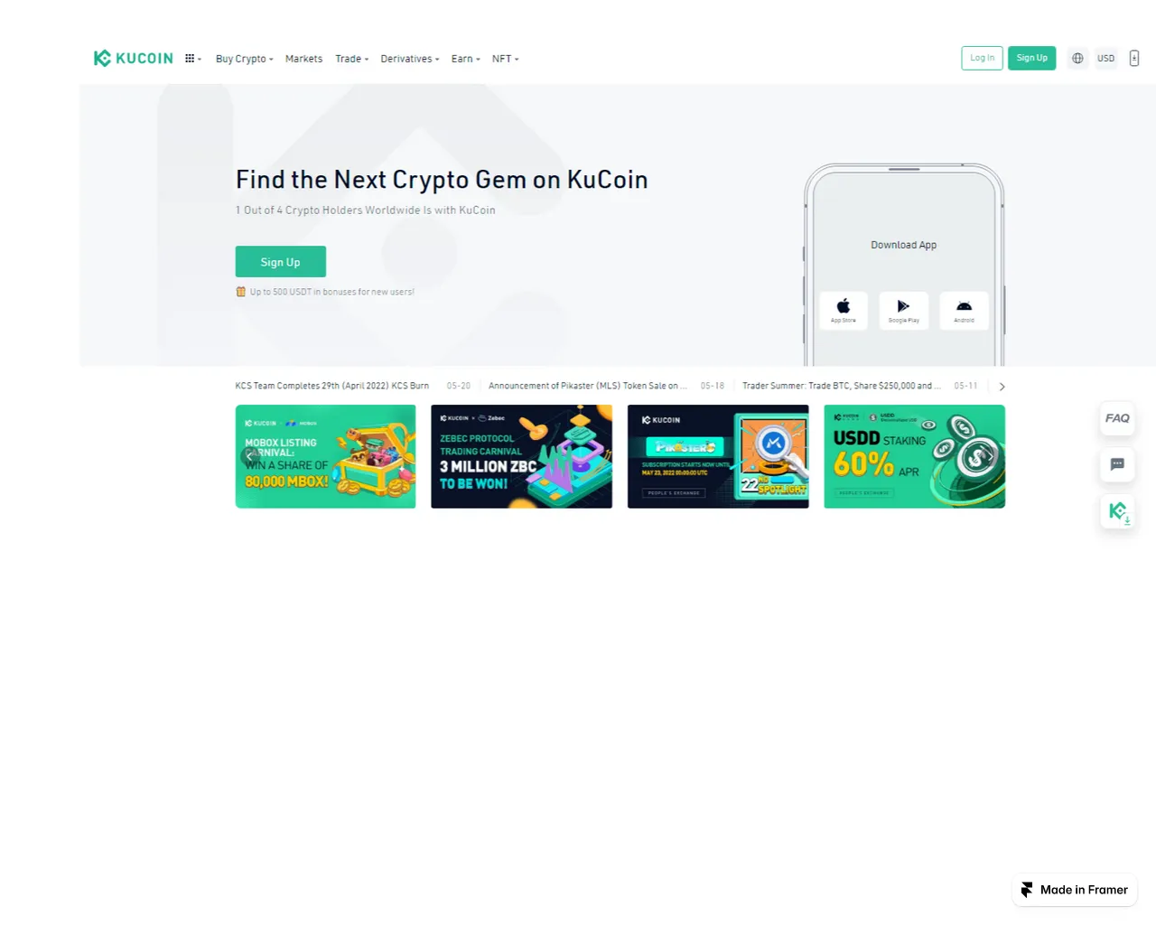 Screenshot of info-kucoin-cd.framer.ai