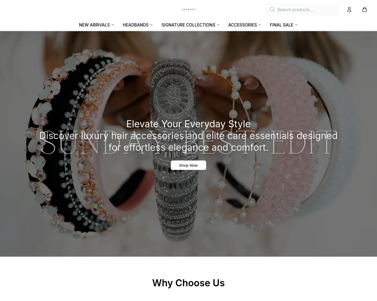Screenshot of adornthenormshop.shop