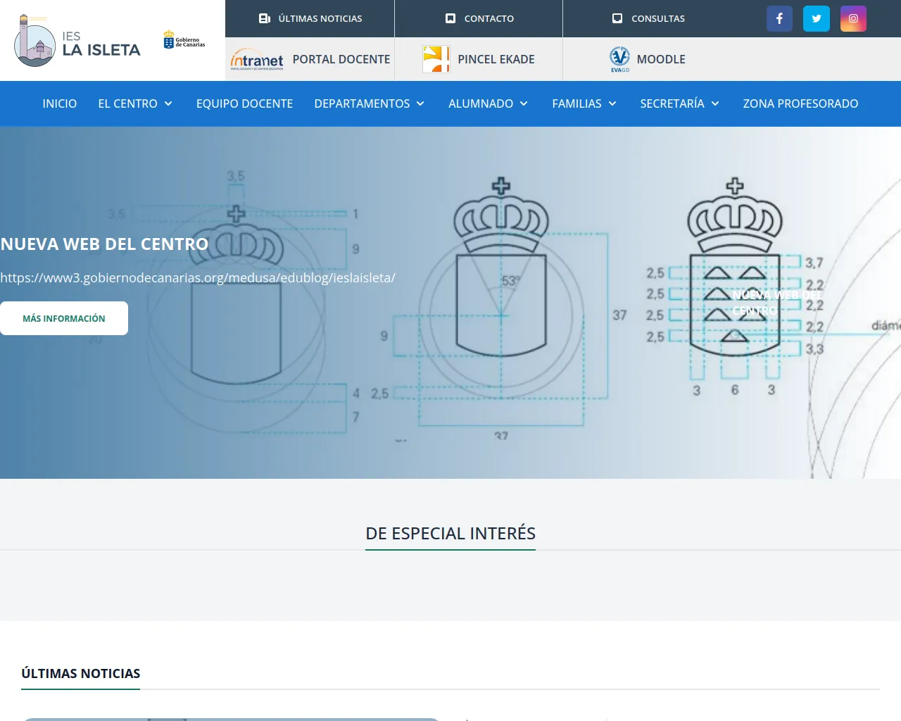 Screenshot of ieslaisleta.net