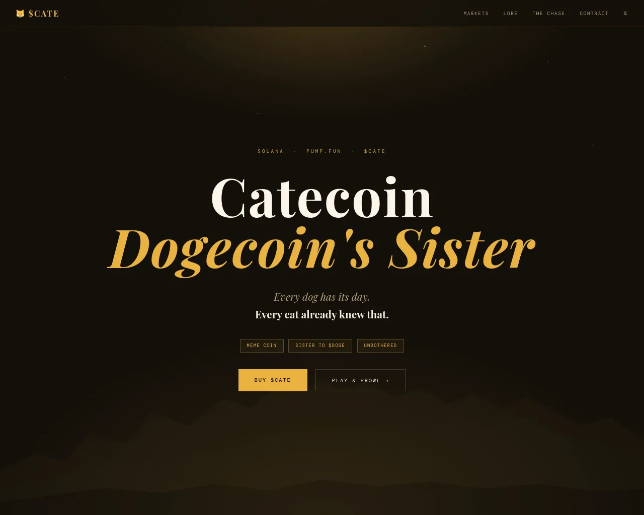 Screenshot of cate-coin-sol.xyz
