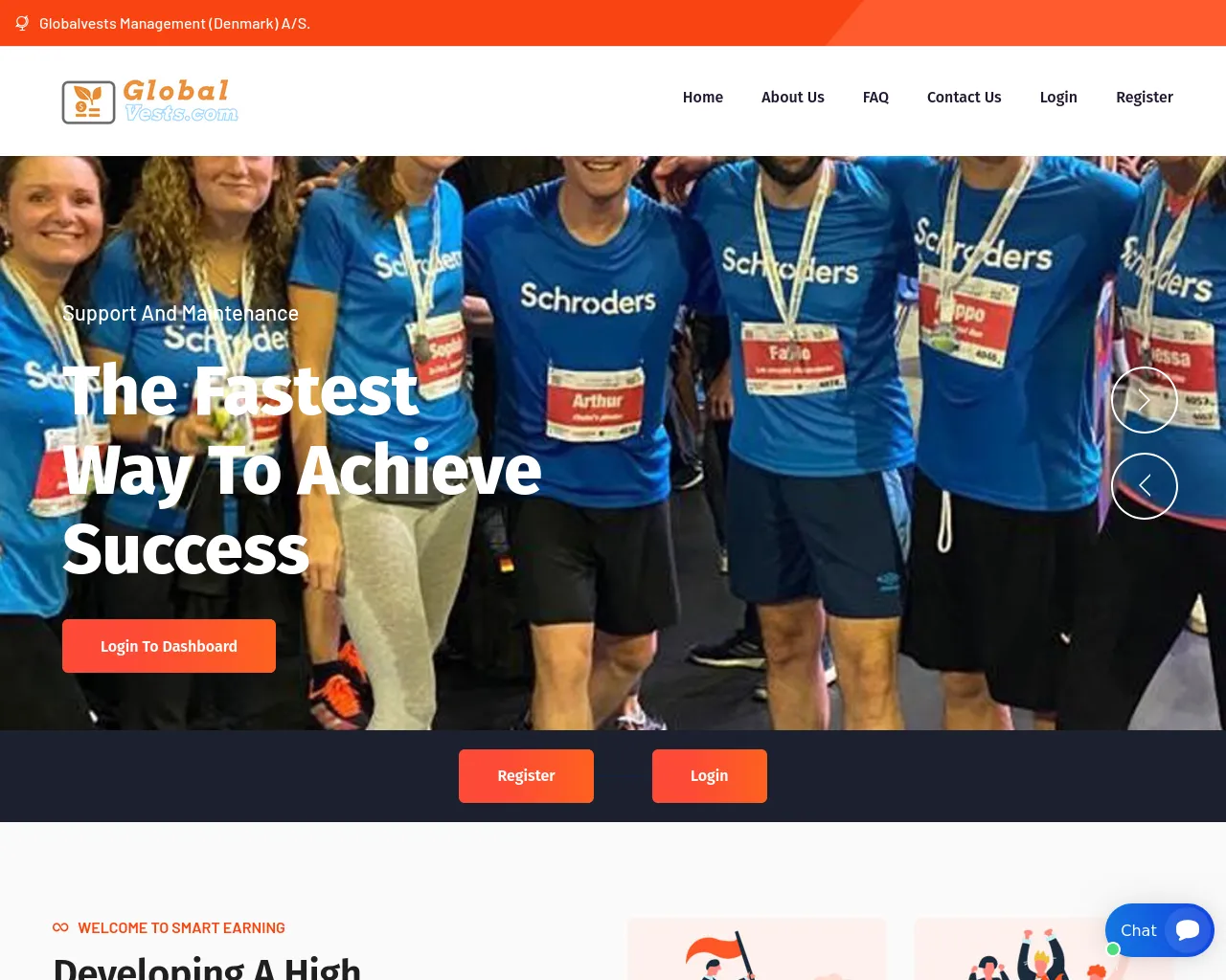 Screenshot of globalvests.com