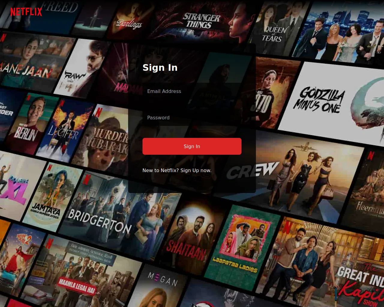 Screenshot of netflix-five-wine.vercel.app