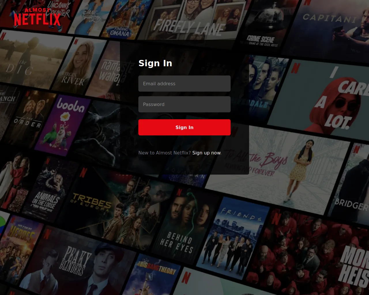 Screenshot of almost-netflix.vercel.app