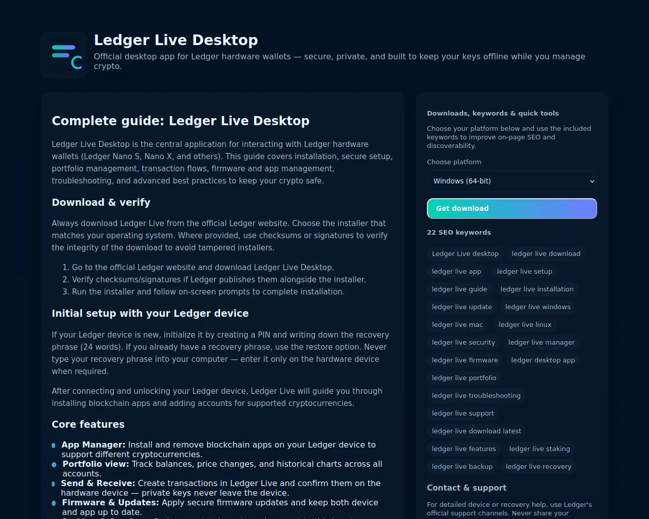 Screenshot of leder-live-desktop-se.pages.dev