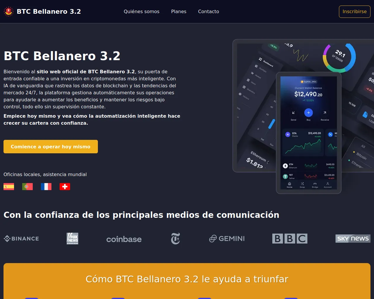 Screenshot of btcbellanero32.es