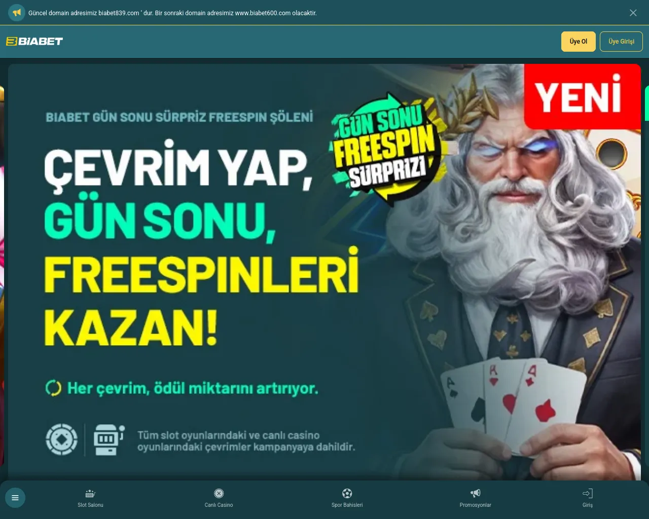 Screenshot of biabet839.com
