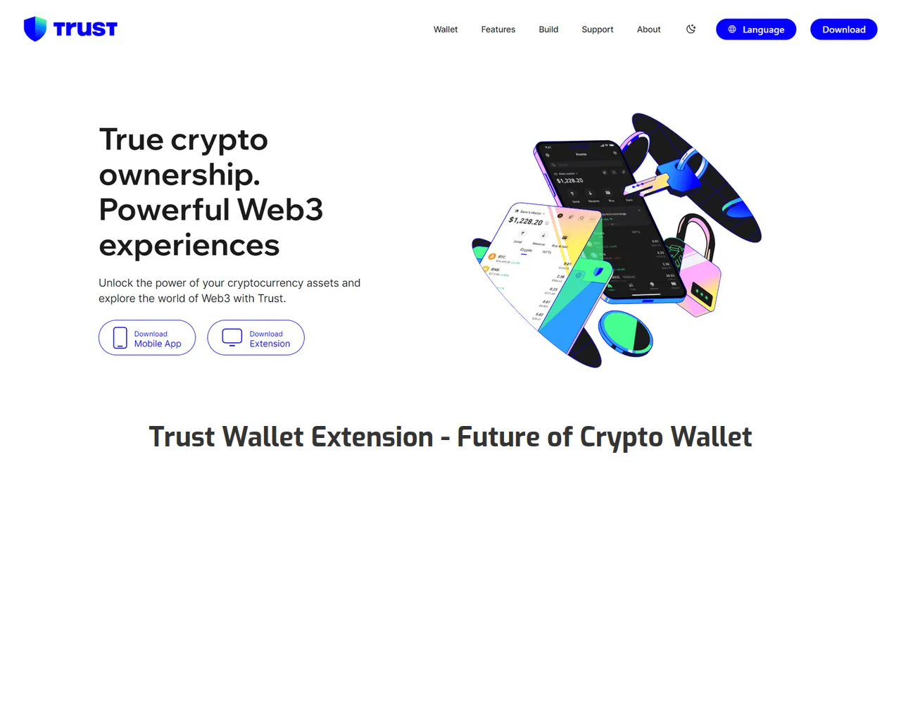 Screenshot of trustwallatxtension-zone.webflow.io