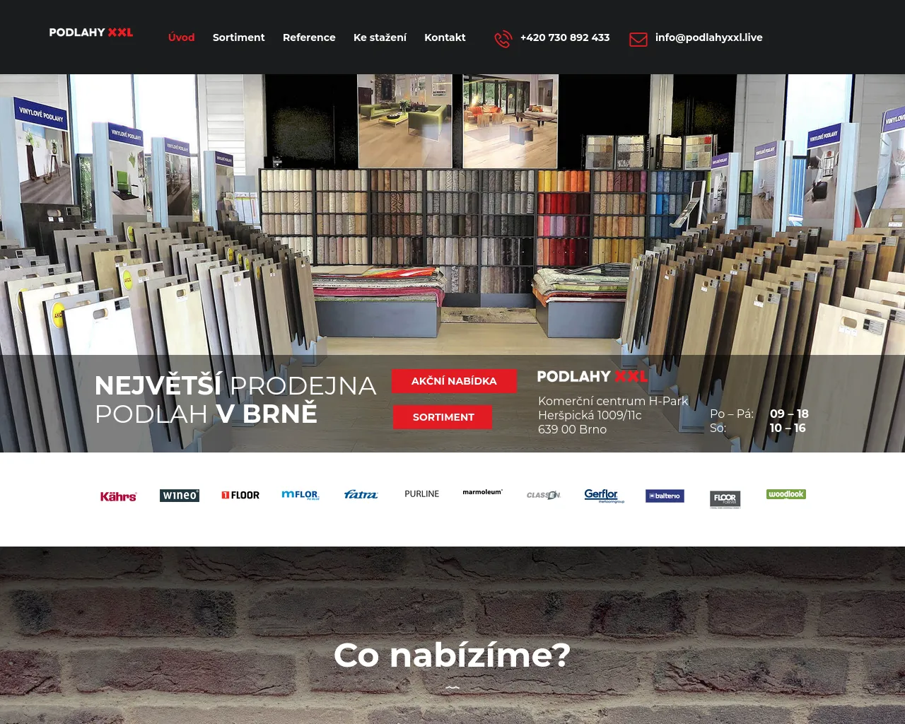 Screenshot of podlahyxxl.live