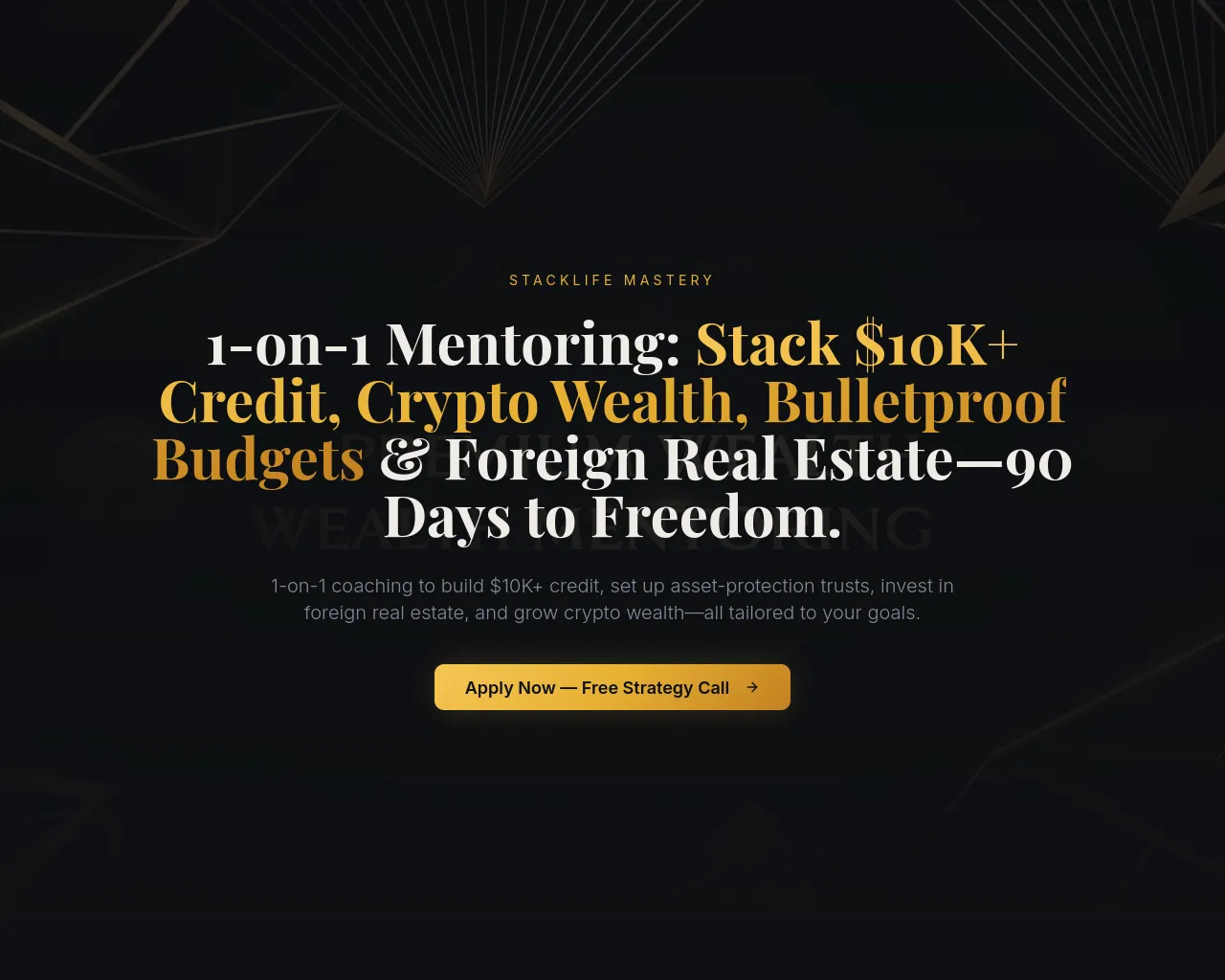 Screenshot of bitcoinforallages.org