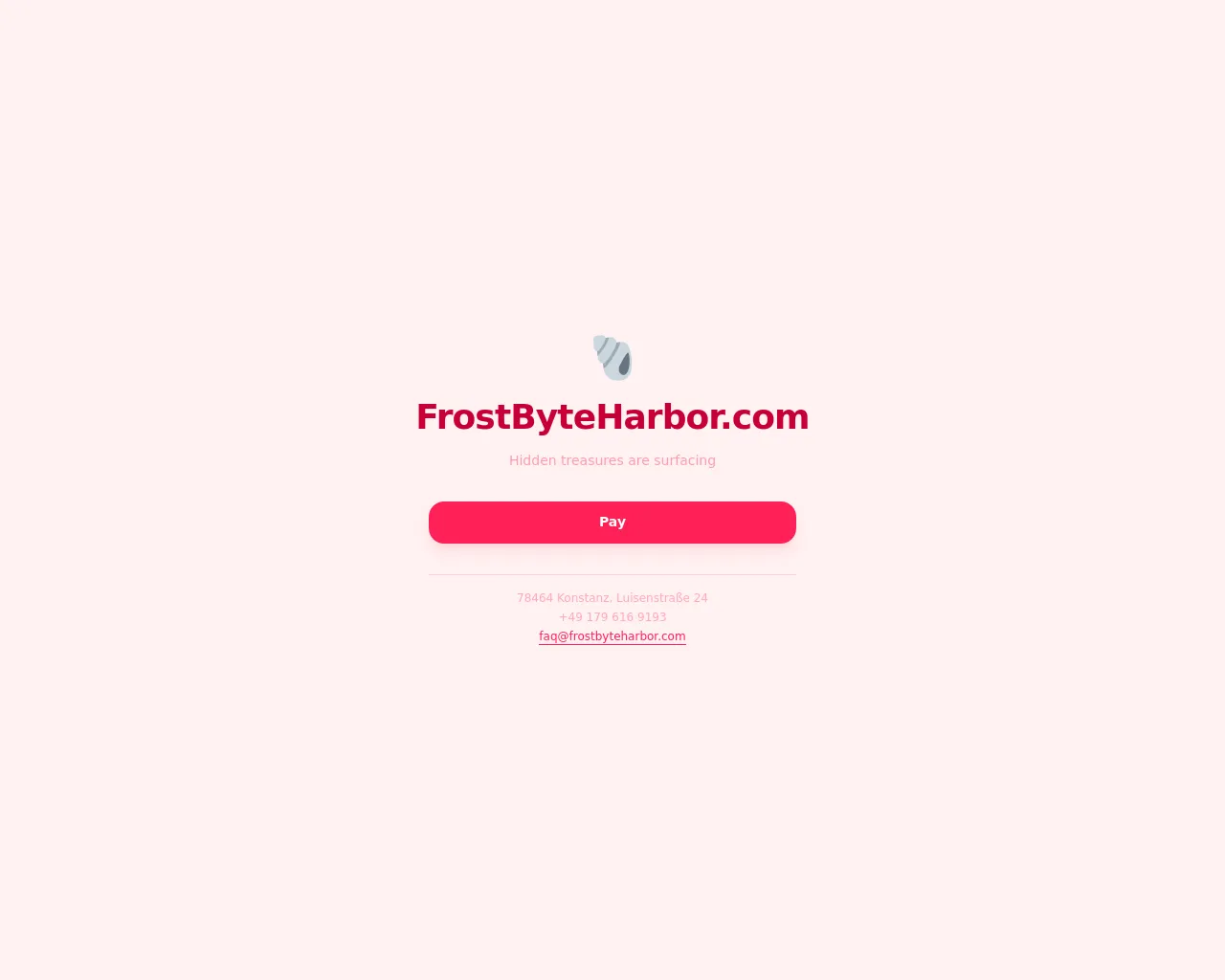Screenshot of frostbyteharbor.com