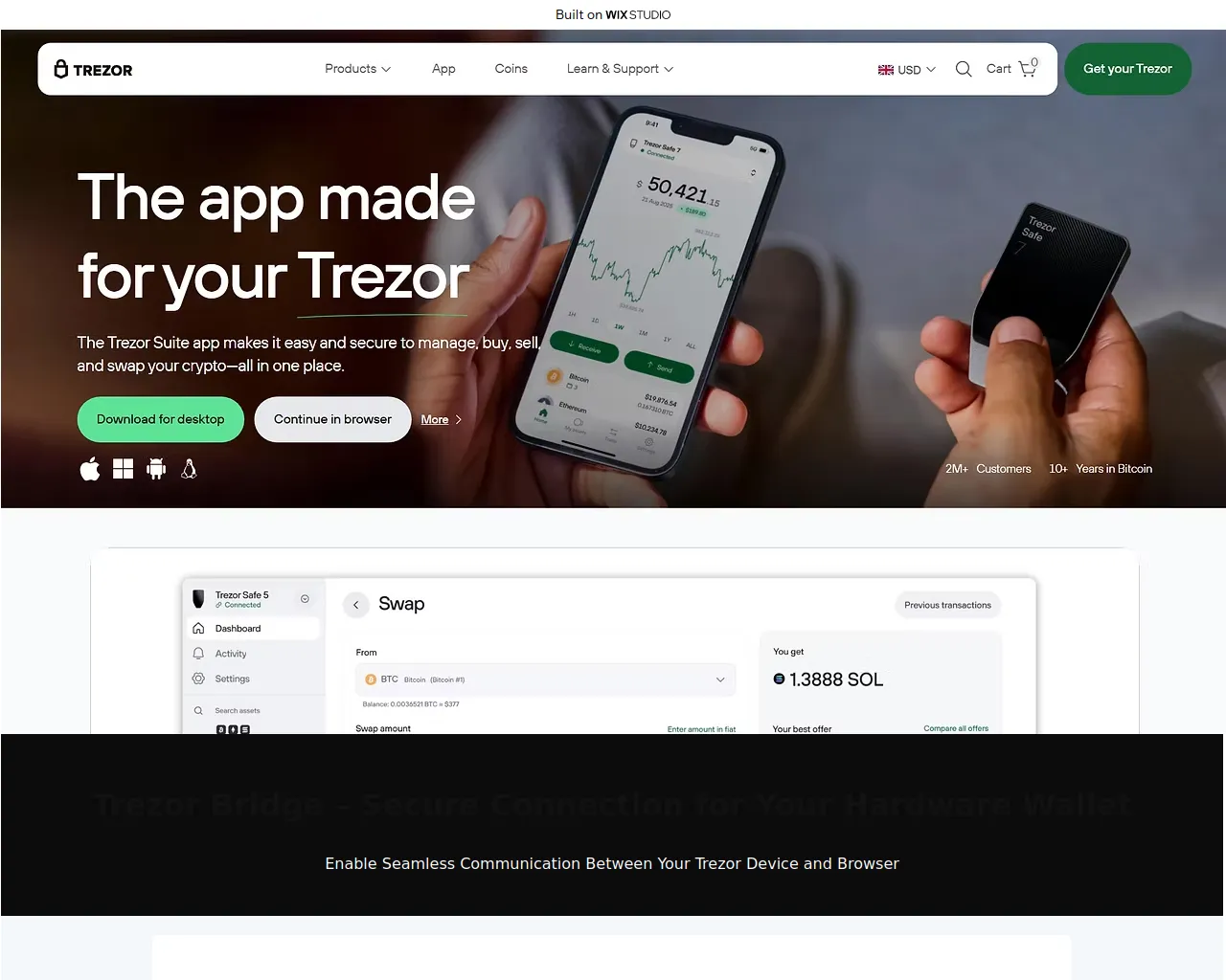 Screenshot of begin-bridge.wixstudio.com
