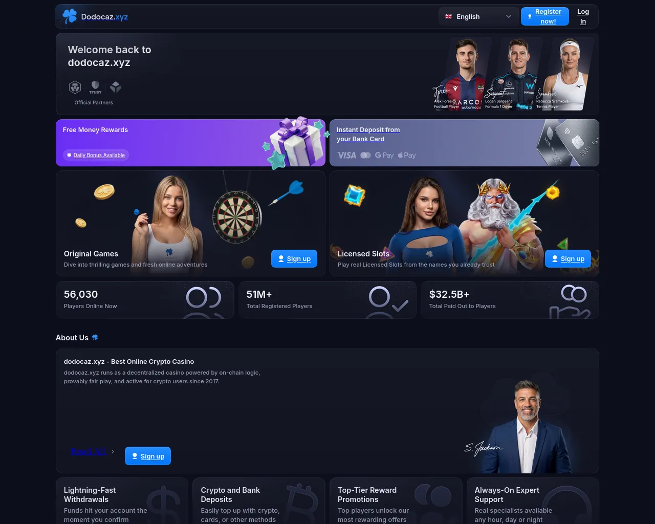 Screenshot of dodocaz.xyz