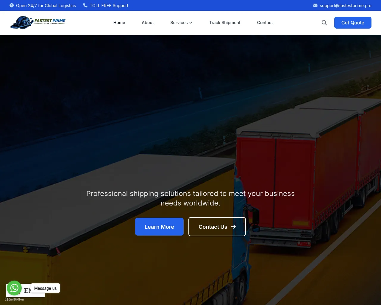 Screenshot of fastestprime.pro