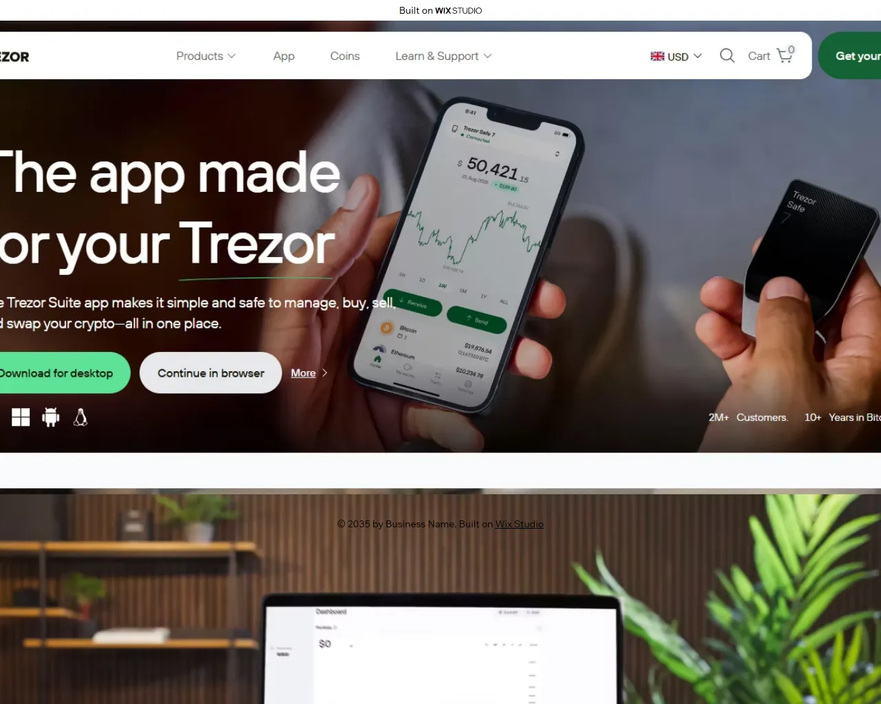 Screenshot of learn-live.wixstudio.com