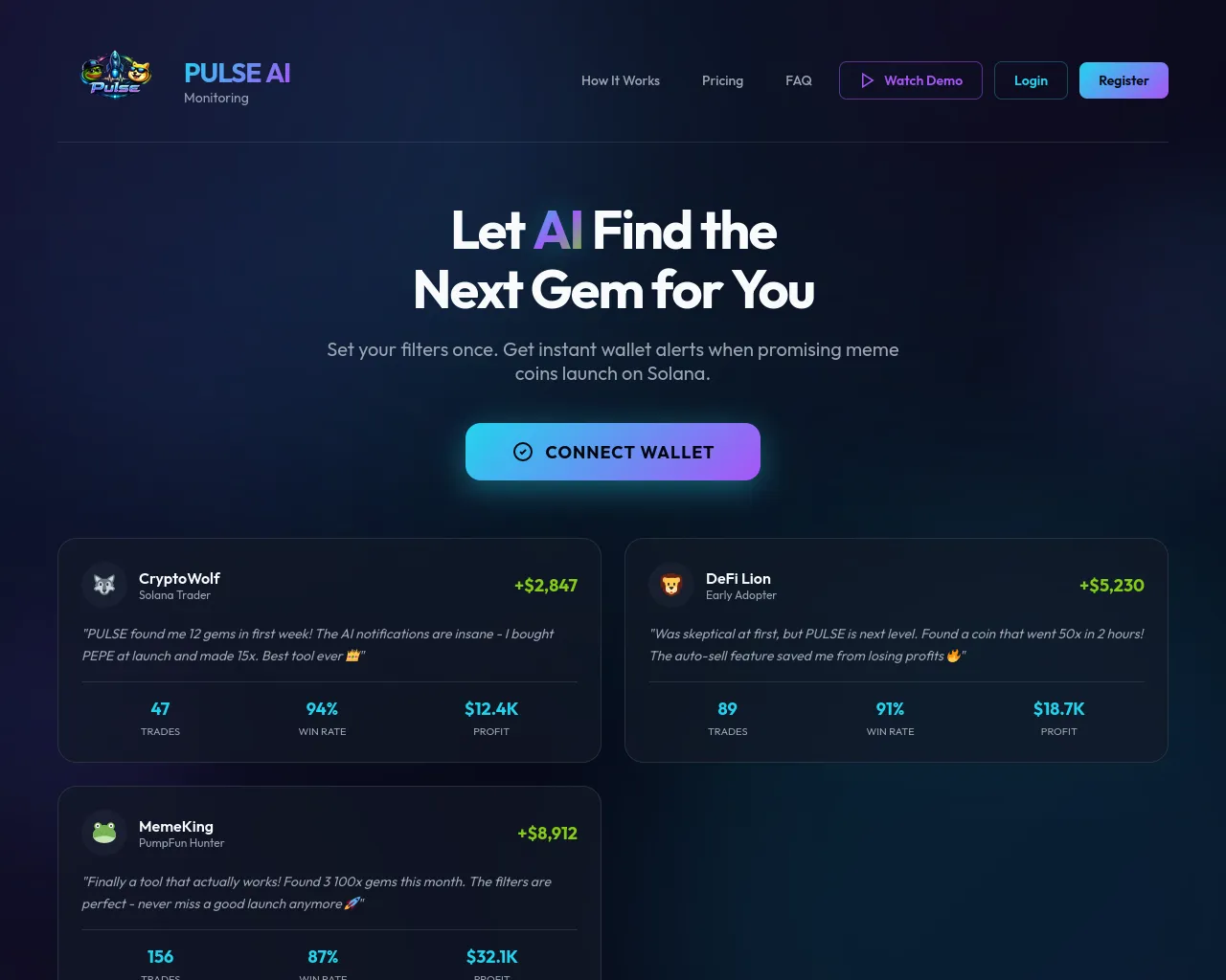 Screenshot of solpulse.life
