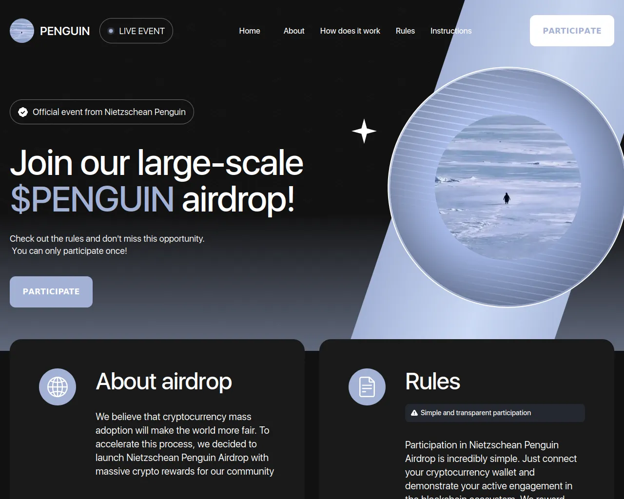 Screenshot of penguinofficial.top