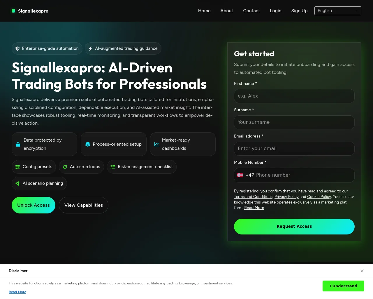 Screenshot of signallexapro.click