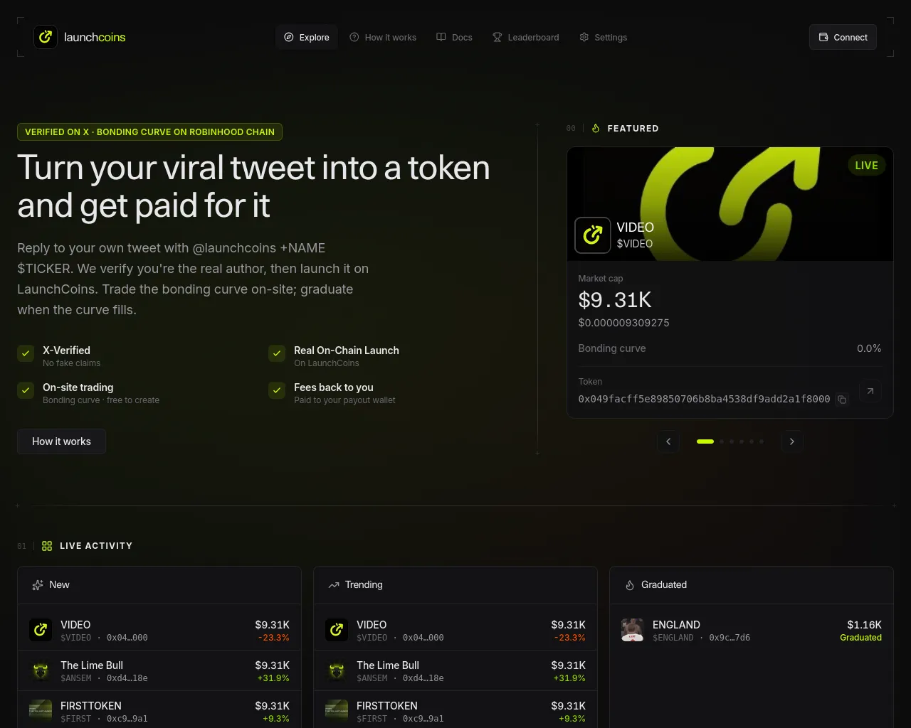 Screenshot of launchonrh.com