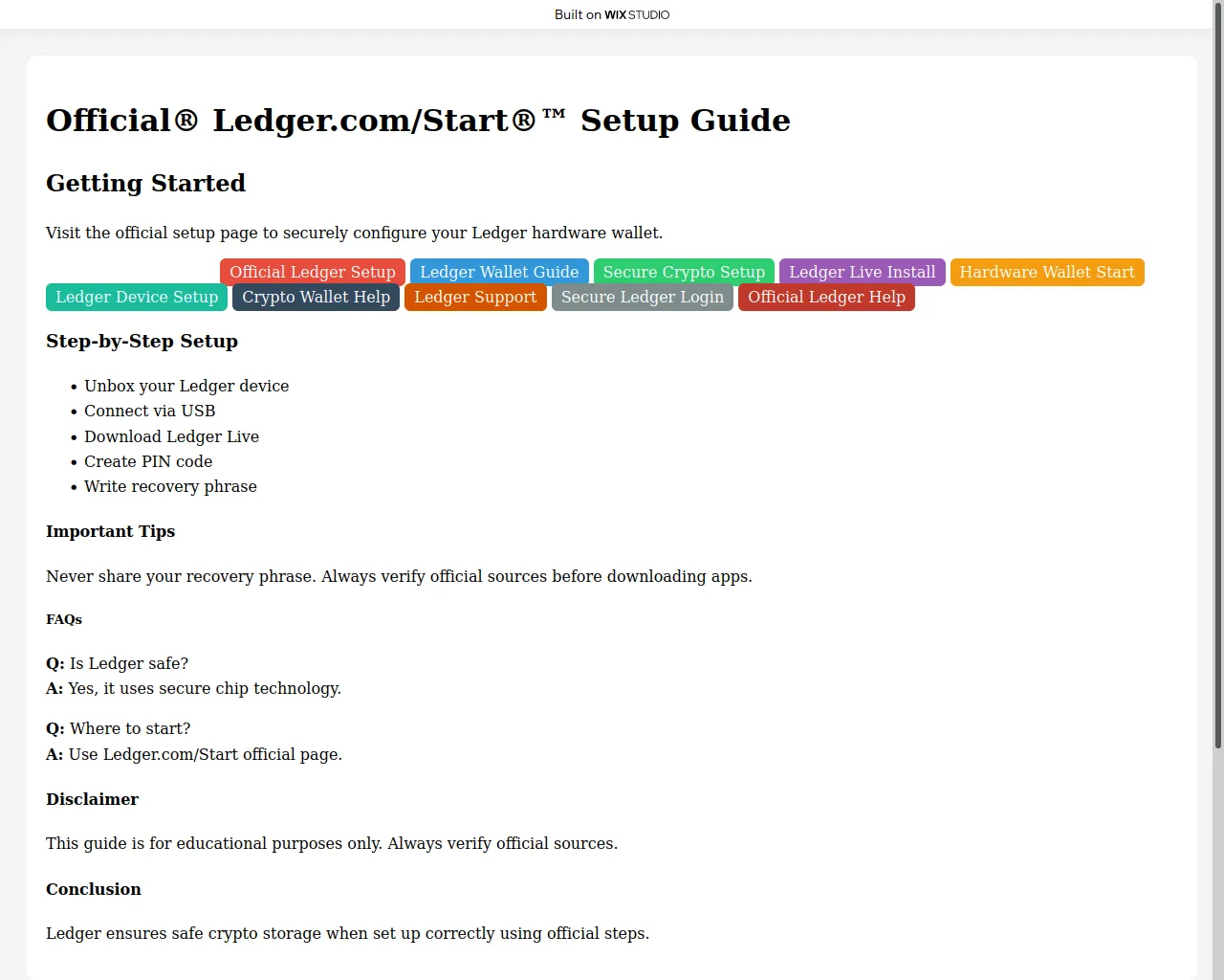 Screenshot of homepag-e-startin.wixstudio.com