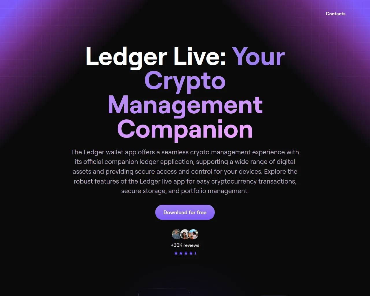 Screenshot of ledger-live-download-app.com