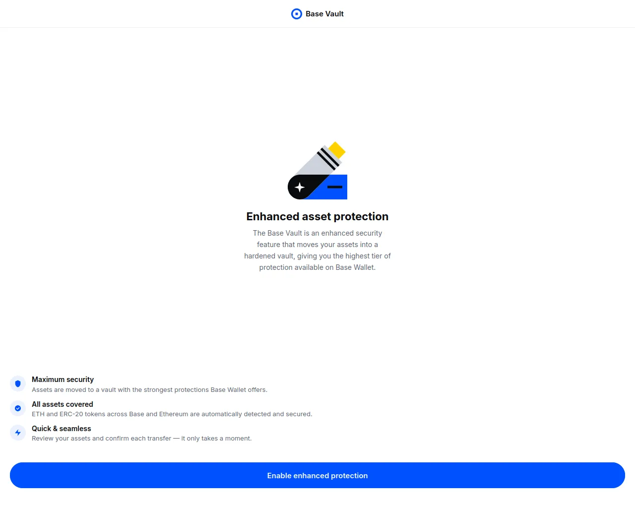 Screenshot of basewallet.coinbase.com.392233.id