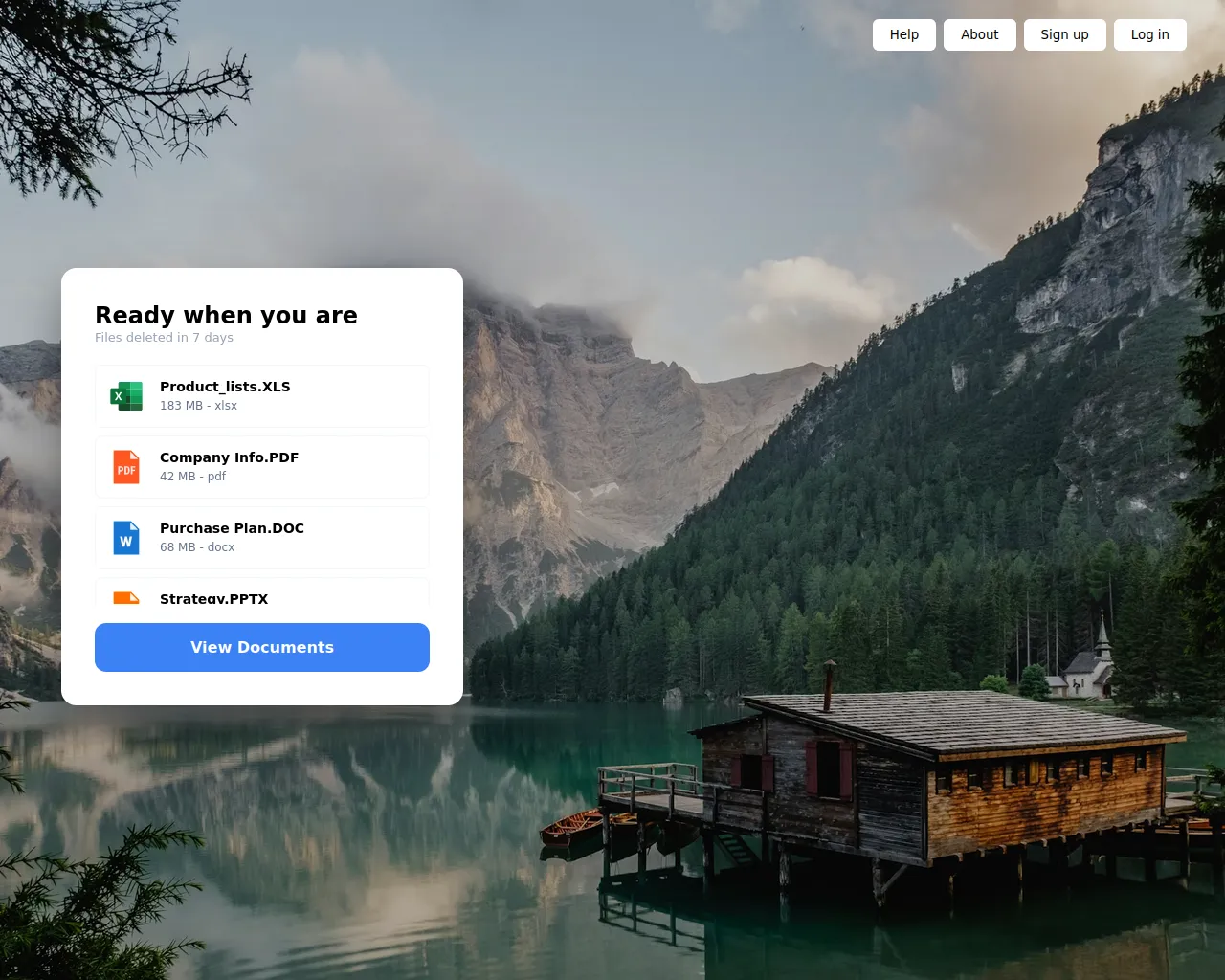 Screenshot of wetransfer0.uk