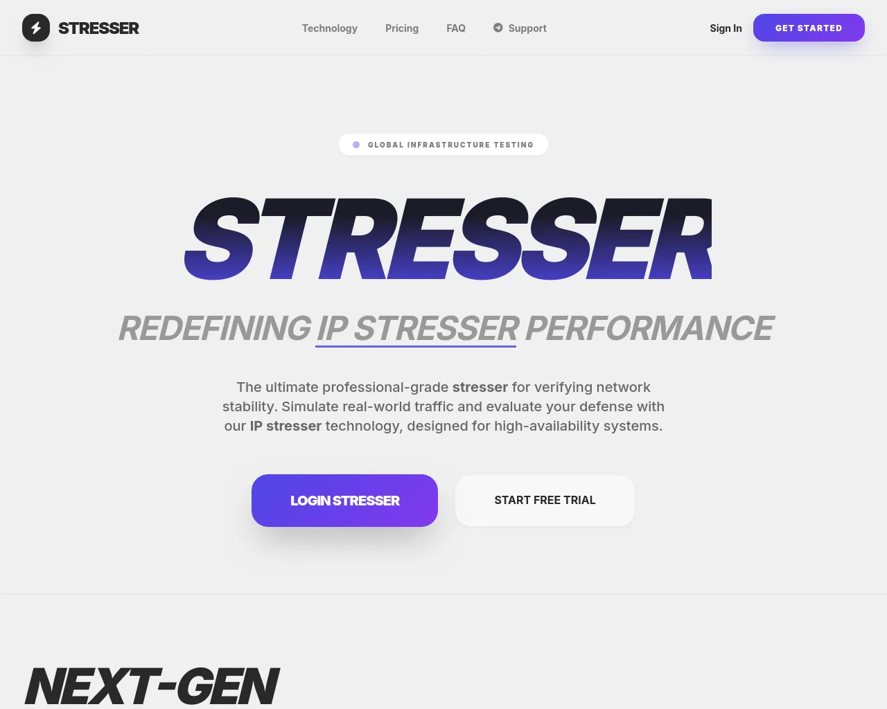 Screenshot of ipstressers.icu