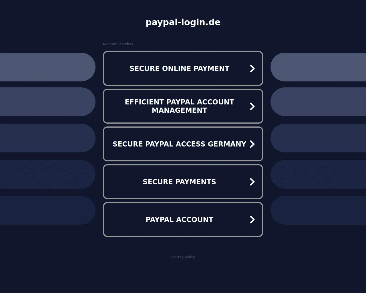 Screenshot of paypal-login.de