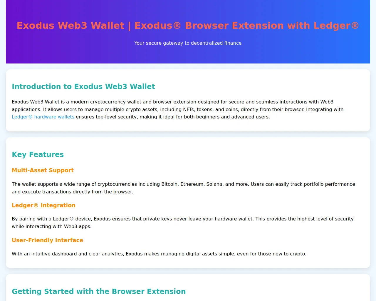 Screenshot of exoduas-wellet.pages.dev