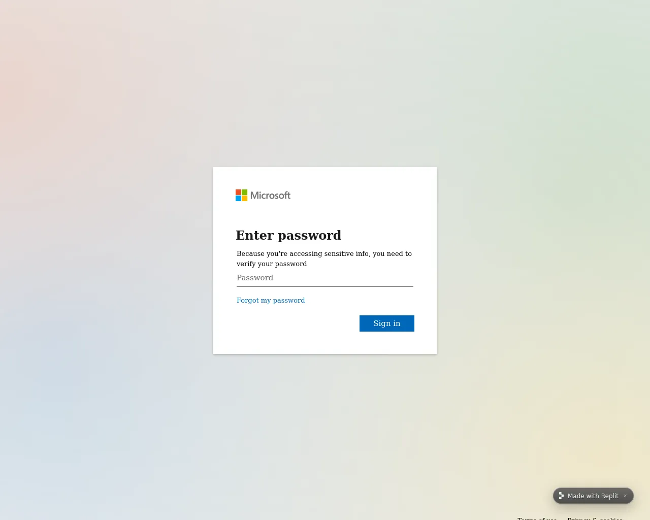 Screenshot of secure-page-creator--wolfwise.replit.app