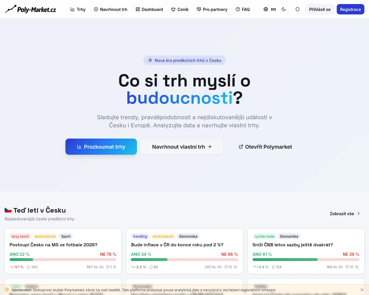 Screenshot of poly-market.cz