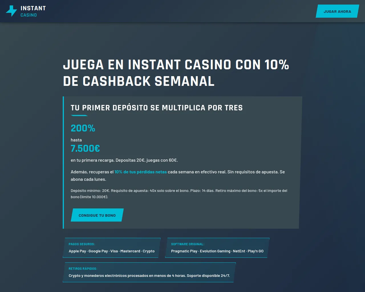 Screenshot of instant-casino-es.org