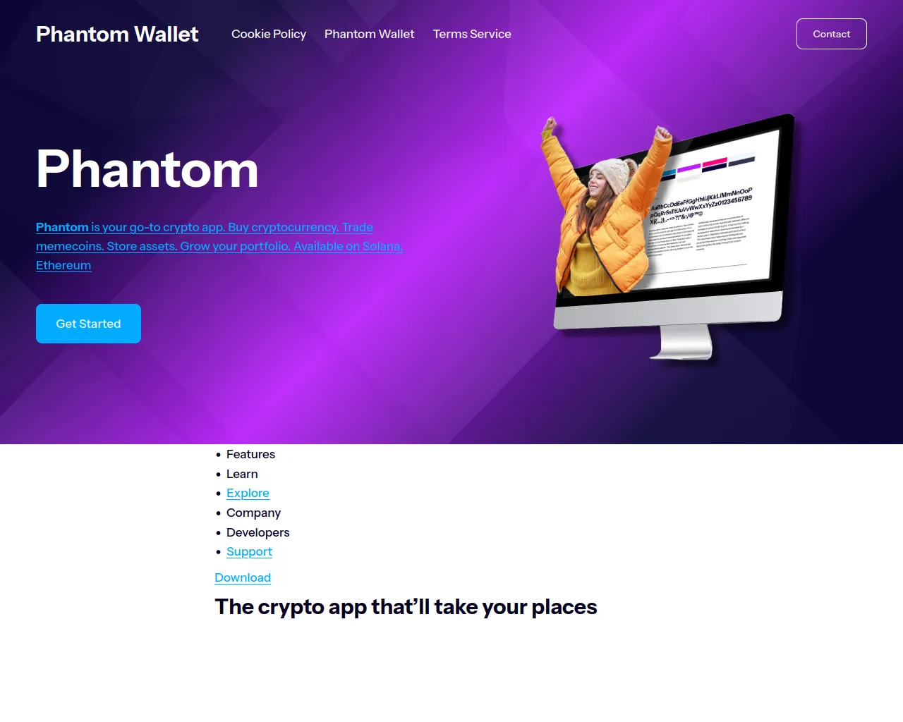Screenshot of mail.phantomwallet-s.us
