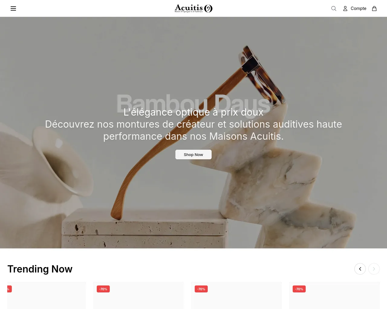 Screenshot of acuitiscare.shop
