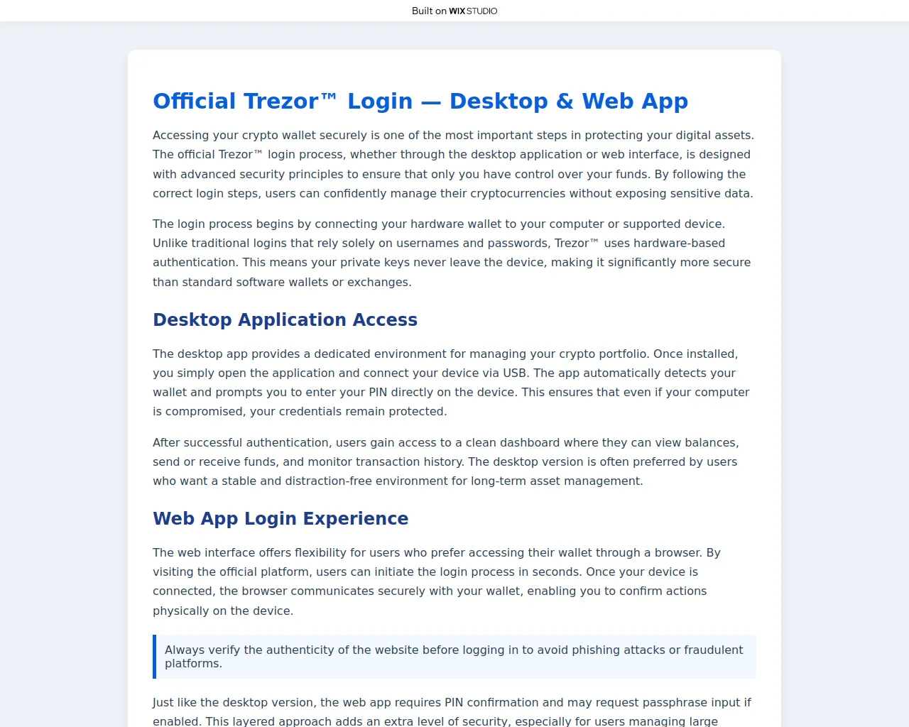 Screenshot of us-trexorlogn.wixstudio.com