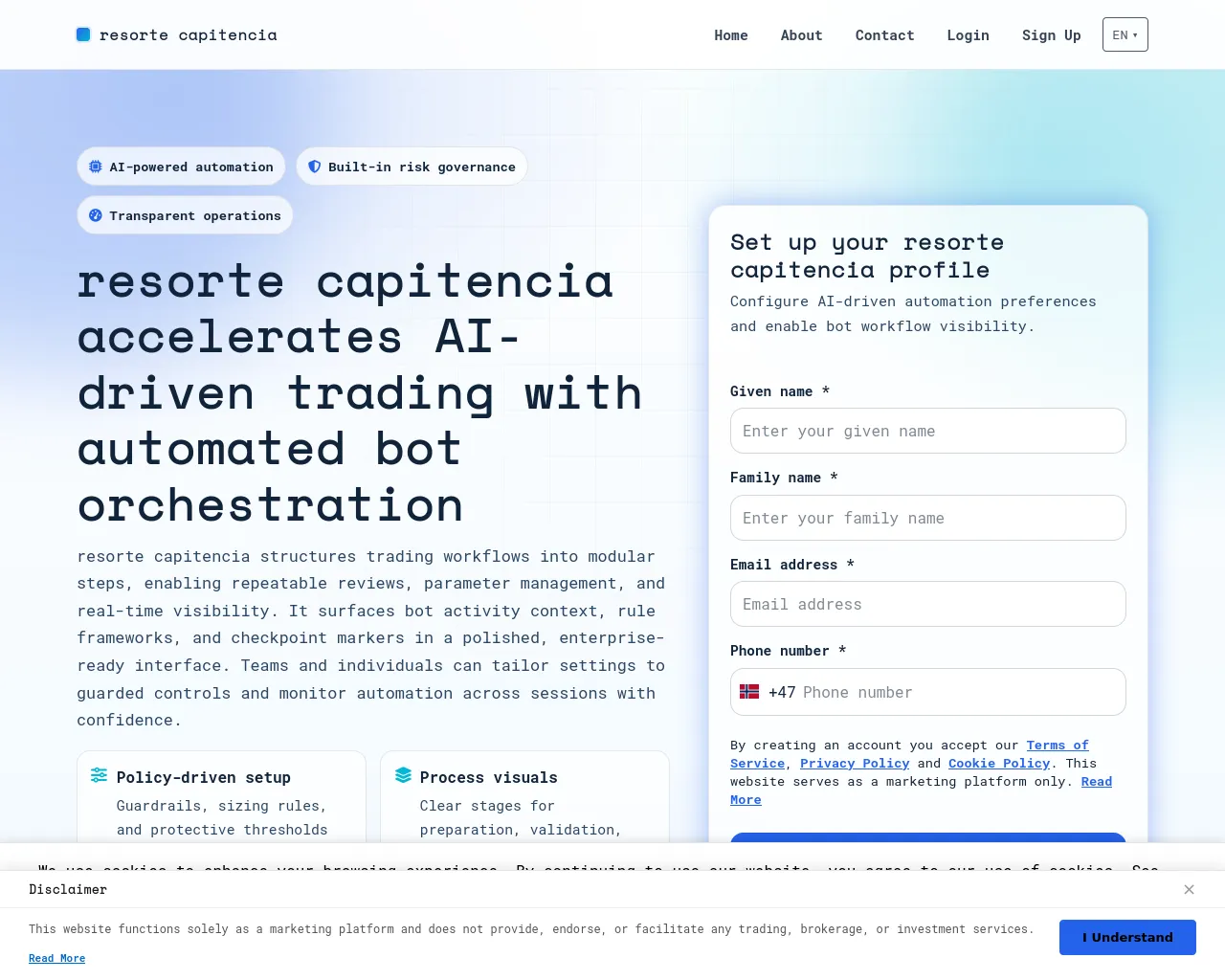 Screenshot of resortecapitencia.pro