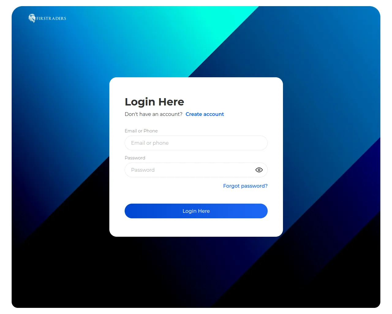Screenshot of my.firstraders.com