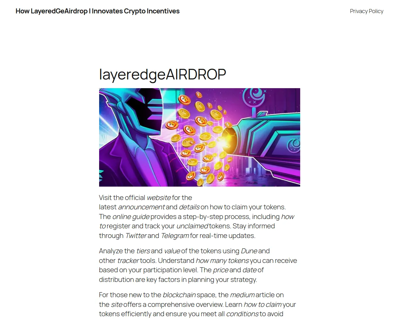 Screenshot of layeredgeairdrop.info
