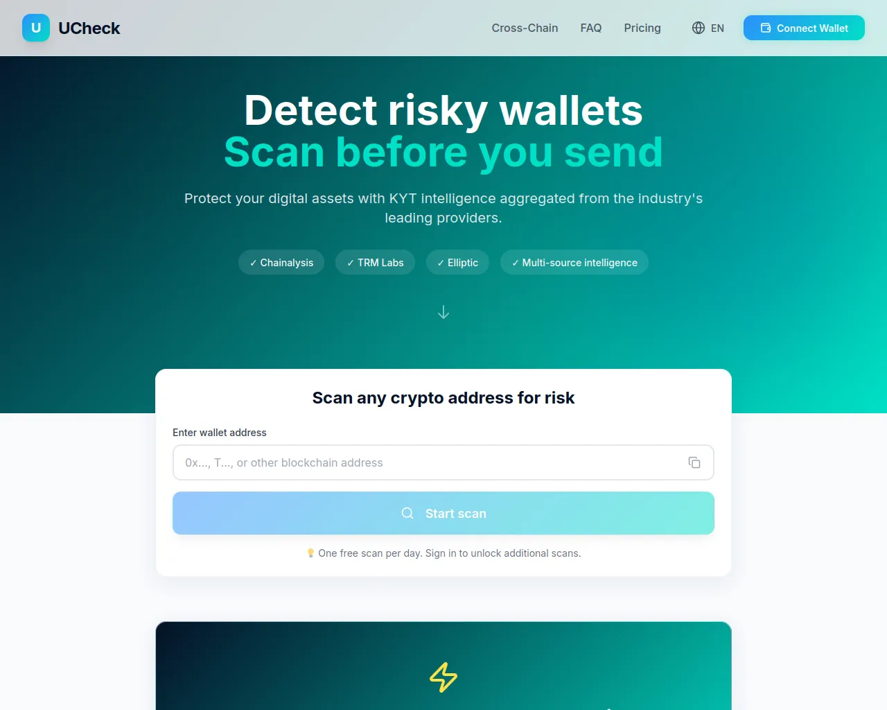 Screenshot of ucheck.io