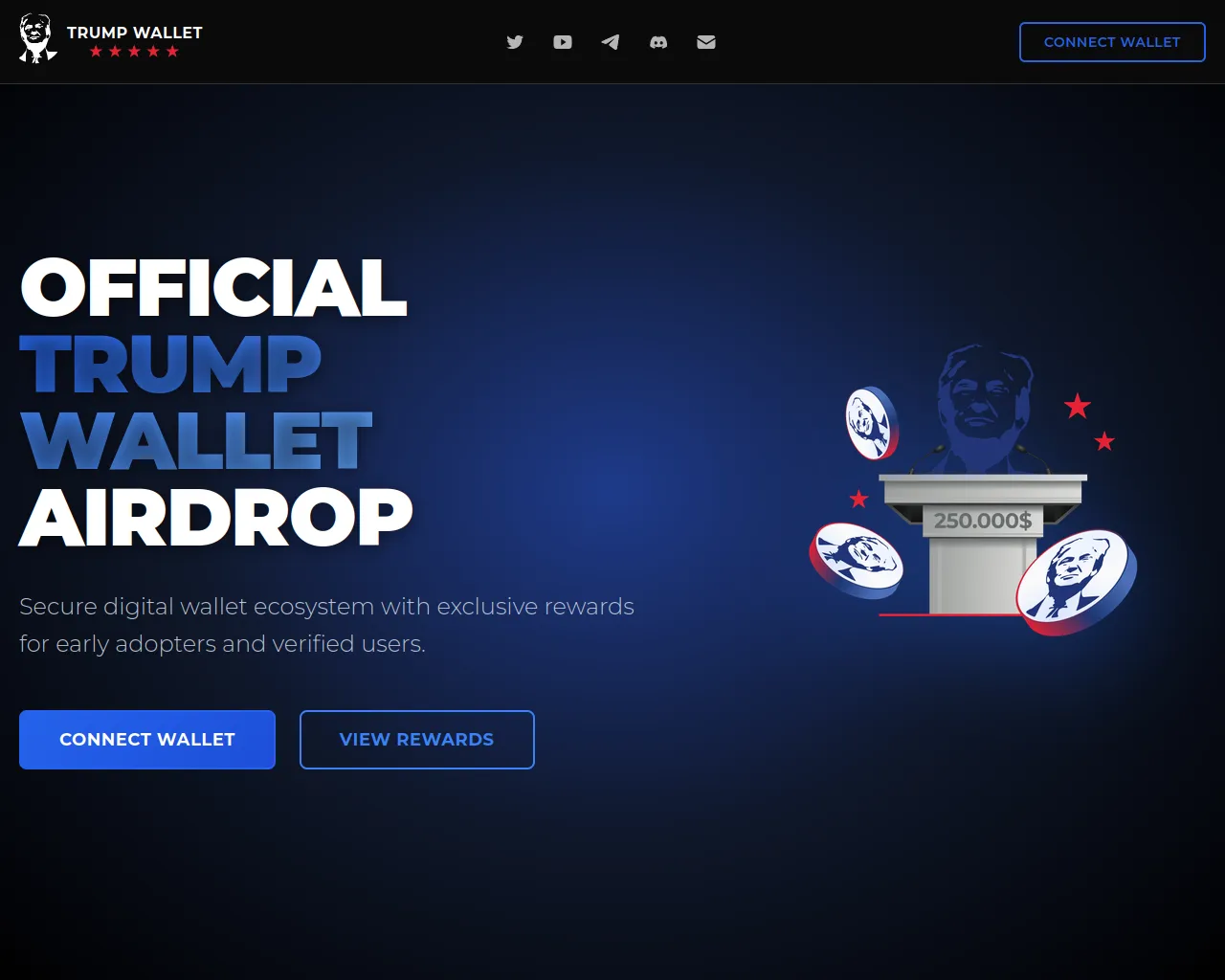 Screenshot of authwalls-trump.cfd