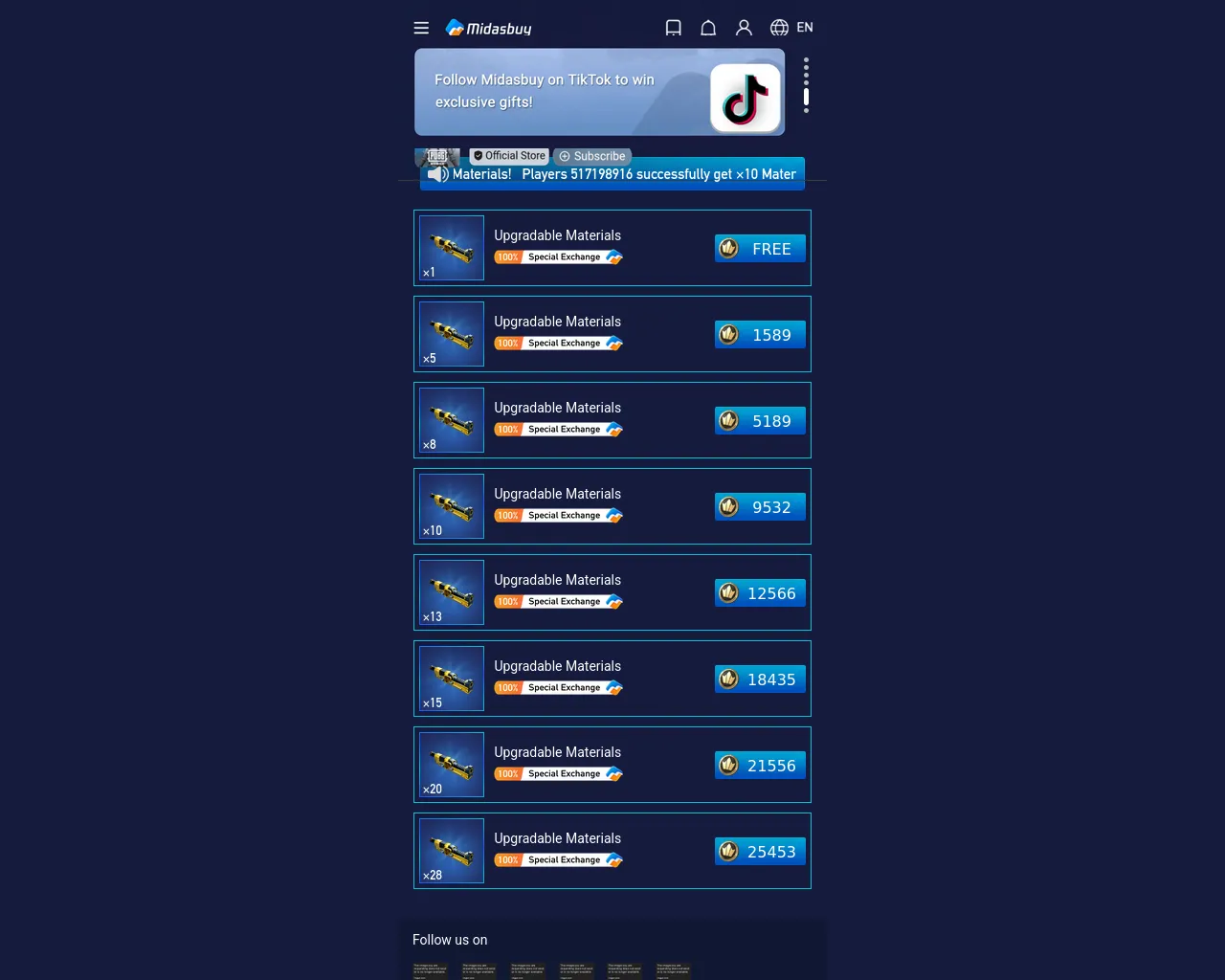 Screenshot of newmidashop.gamerstored.com