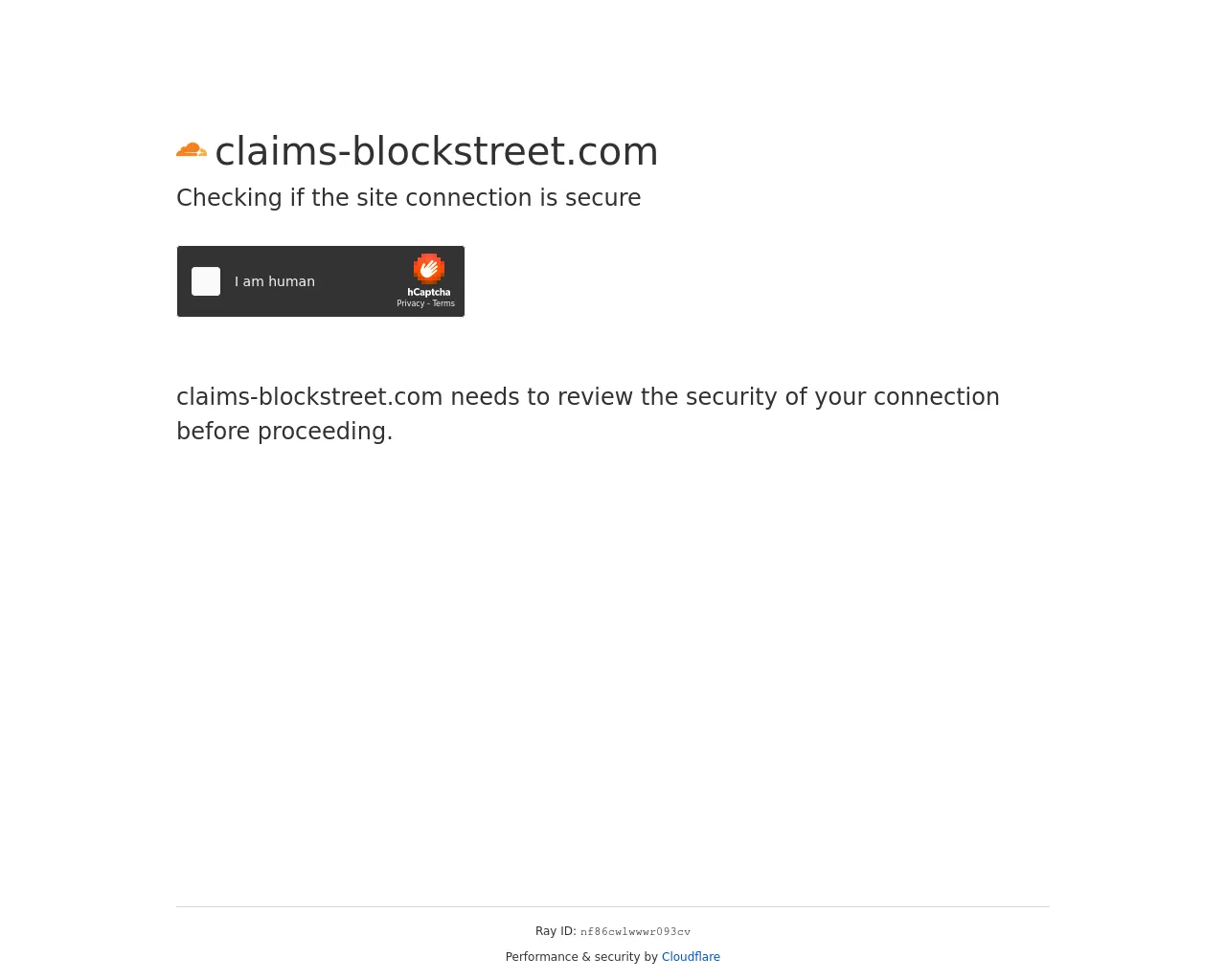 Screenshot of claims-blockstreet.com
