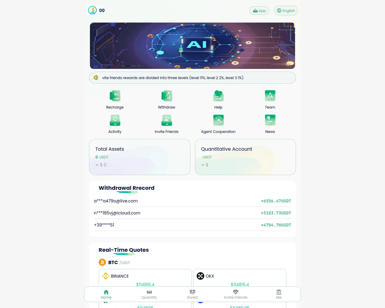 Screenshot of unionai.vip